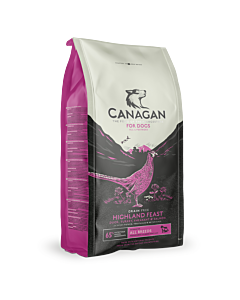 Canagan Hondenbrokken Adult Highland Feast Eend, Kalkoen, Fazant & Zalm