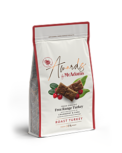 McAdams Hondensnacks 'Roast Turkey' Bio Kalkoen met Veenbes & Salie 150 g