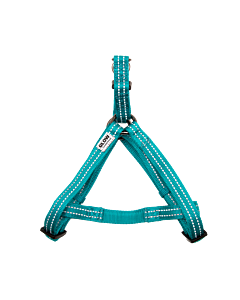 Great&Small Glow Reflecterende Harnas Hond Turquoise