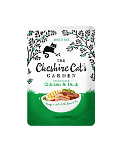 Cheshire Cat's Garden Nat Kattenvoer Kip & Eend 85 g