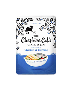 Cheshire Cat's Garden Nat Kattenvoer Kip & Haring 85 g