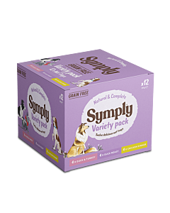 Symply Nat Hondenvoer Voordeelpack Graanvrij 12 x 395 g