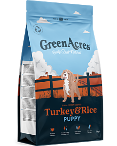 GreenAcres Hondenbrokken Puppy Kalkoen & Rijst