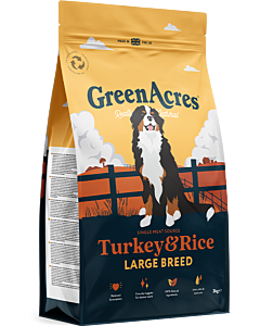 GreenAcres Hondenbrokken Large Breed Kalkoen & Rijst