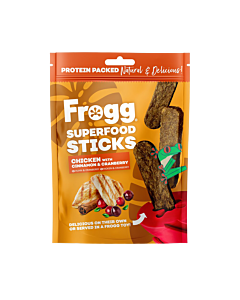 Frogg Superfood Sticks Hondensnacks met Kip, Veenbes & Kaneel 100 g