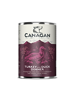 Canagan Nat Hondenvoer Kalkoen & Eend 400 g
