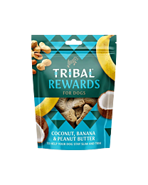 Tribal Beloningssnack Cocos, Banaan & Pindakaas 125 g