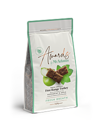 McAdams Dog Treats 'Fresh Breath' Organic Turkey with Mint & Apple 150 g