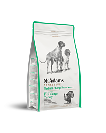 McAdams Sensitive Dry Dog Food Medium & Large Breed Turkey