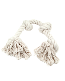 Great&Small Dog Toy Cotton Rope with 4 Knots 50 cm