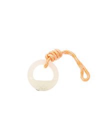 Great&Small Hondenspeelgoed Glow in the Dark Ring & Touw 20 cm