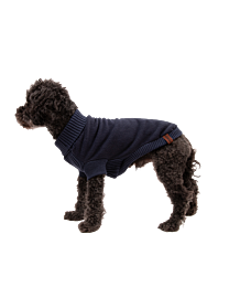 Great&Small Country Fleece Hondenjas Blauw