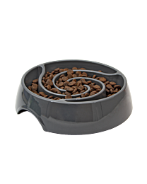 Great&Small Slow Down Pet Bowl Swirl Grey Ø 21,5 cm