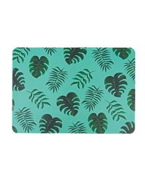 Great&Small Pet Mat for Pet Bowls Palm leaf  43 x 30 cm