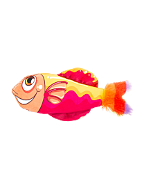 Great&Small Kattenspeelgoed Fiesta Smiling Fish 27 cm