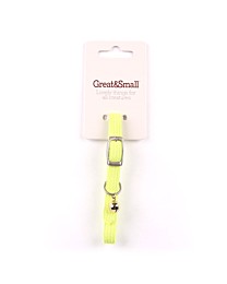 Great&Small Kattenhalsband met Belletje Geel 30 cm