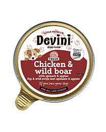 Devini Wet Dog Food Chicken & Wild Boar 85 g