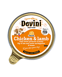 Devini Wet Dog Food Chicken & Lamb 85 g