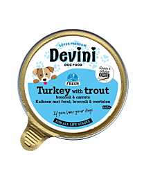 Devini Wet Dog Food Turkey & Trout 85 g