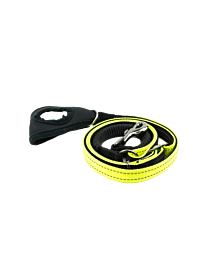 Great&Small Active Hardloopriem Neopreen Fluo Geel met handvat