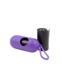 Great&Small Poepzakjeshouder Paars incl. 2 rolletjes