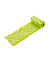 Great&Small Tough Poo Bags Green Flower