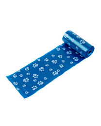 Great&Small Tough Poo Bags Blue Paw Print