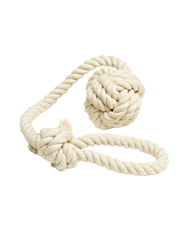 Great&Small Dog Toy Knotted Rope with Ball Tug 46 cm