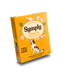 Symply Wet Dog Food Tray Adult Chicken Pie 395 g