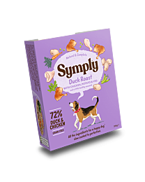 Symply Wet Dog Food Tray Adult Duck Roast 395 g