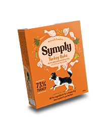 Symply Wet Dog Food Tray Adult Turkey Bake 395 g