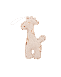 Green Elk Dog Toy Canvas Buddies Giraffe 21 cm