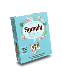 Symply Wet Dog Food Tray Puppy Fuel Turkey & Liver 395 g