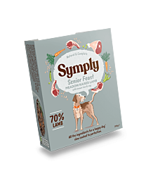 Symply Wet Dog Food Tray Senior Feast Lamb 395 g