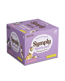 Symply Wet Dog Food Grain Free Variety Pack 12 x 395 g