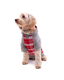 Great&Small Country Adventure Hondenjas Hoodie Rood Geruit