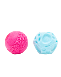 Frubba Dog Toy Irregular Ball 7 cm & Diamond Ball 6 cm