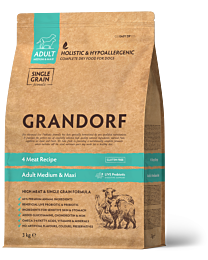 Grandorf Hondenbrokken Adult Medium & Large 4 Vleessoorten