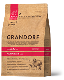 Grandorf Hondenbrokken Adult Medium & Large Lam & Kalkoen