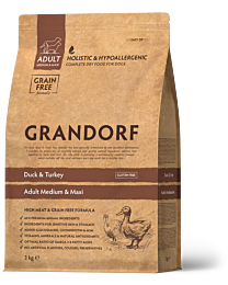 Grandorf Hondenbrokken Adult Medium & Large Eend & Kalkoen