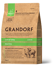 Grandorf Hondenbrokken Adult Mini Lam & Kalkoen 8 kg