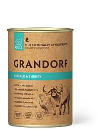Grandorf Wet Dog Food Adult Buffalo & Turkey 400 g