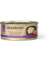 Grandorf Wet Cat Food Chicken Breast with Salmon 70 g