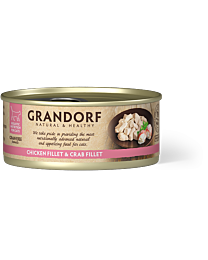 Grandorf Wet Cat Food Chicken Breast with Crab 70 g