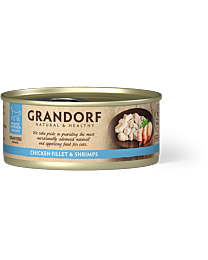 Grandorf Wet Cat Food Chicken Breast with Shrimps 70 g