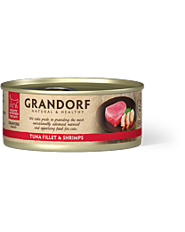 Grandorf Wet Cat Food Tuna Fillet with Shrimps 70 g