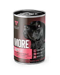 More +Kidney Wet Dog Food Salmon & Trout 375 g