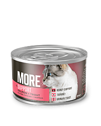 More +Kidney Wet Cat Food Salmon & Trout 190 g