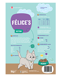 Félice's Dry Cat Food Kitten Chicken 3 kg