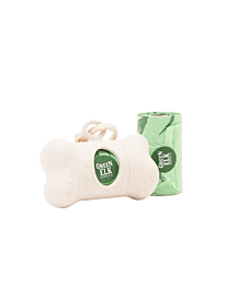 Green Elk Poo Bags Dispenser incl. 2-pack Compostable Bags
